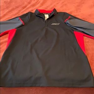 Steph Curry Under Armour 1/4 zip size XL